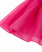 Girls Pink Puppy Outfit Cute Skye A-line Dress with Goggles Headband for Dress-up Party