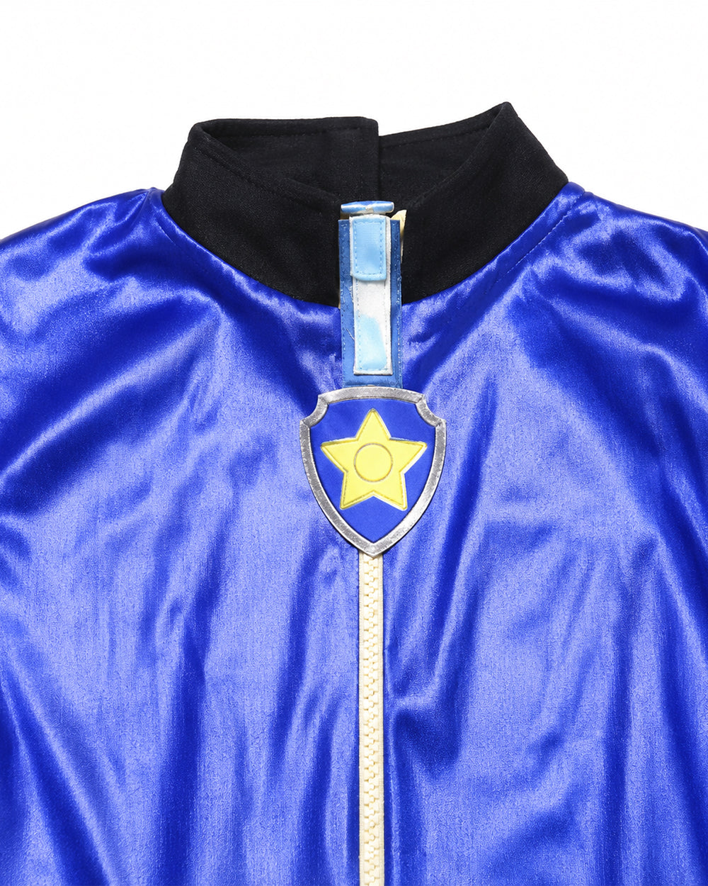 Boys Police Pup Costume Blue Tops Pants Hat and Backpack Full Set for Cosplay Carnival