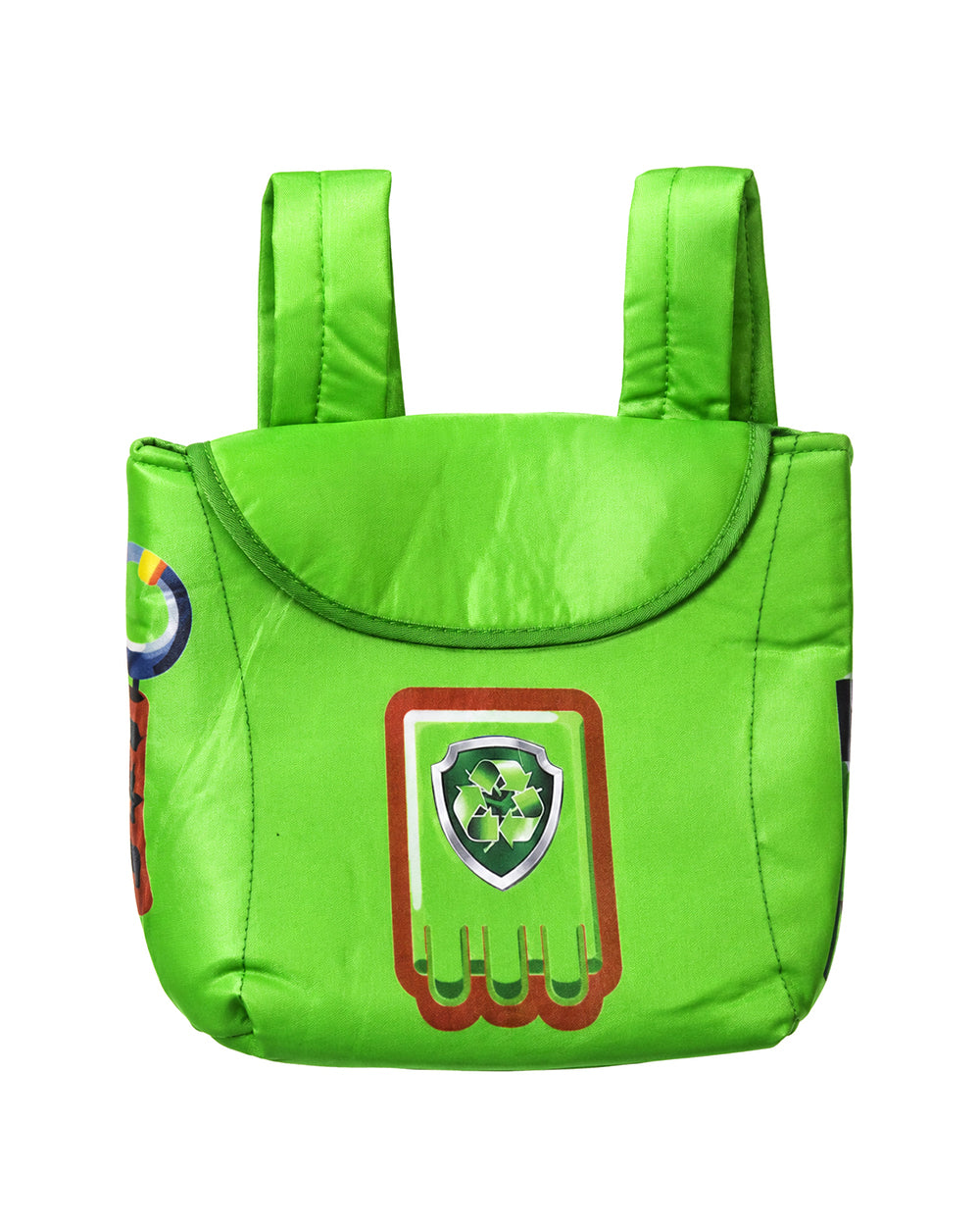 Toddler Kids Recycling Pup Costume Green Rescue Dog Outfit with Hat and Bag for Halloween Cosplay