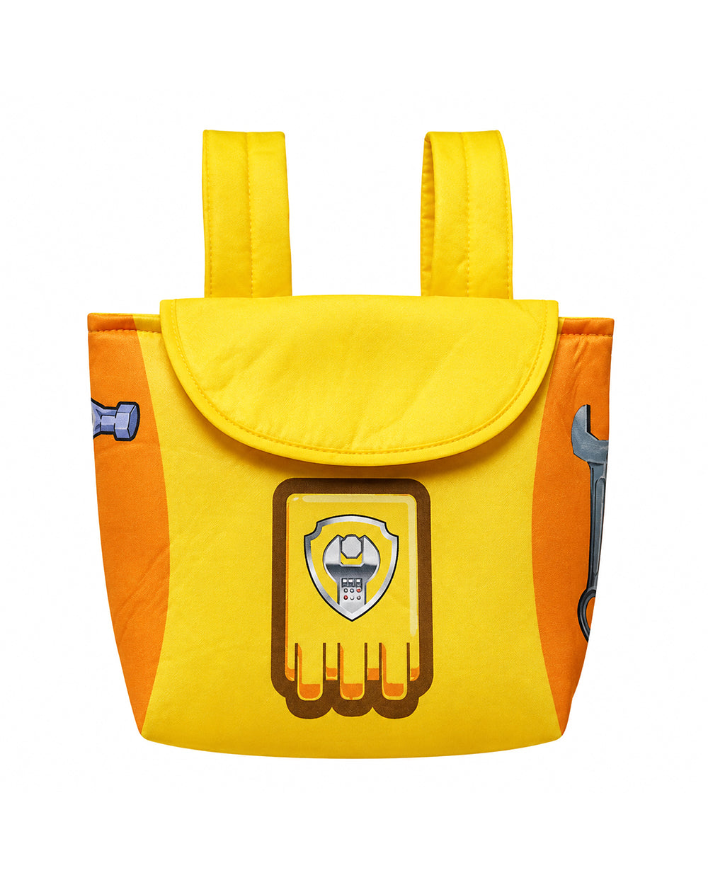 Kids Construction Pup Costume Yellow Digger Rescue Outfit with Hat and Bag for Themed Parties 3T-7Y