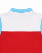 Kids Rescue Leader Costume Red and White Unisex Vest and Mask for Themed Party Cosplay Event