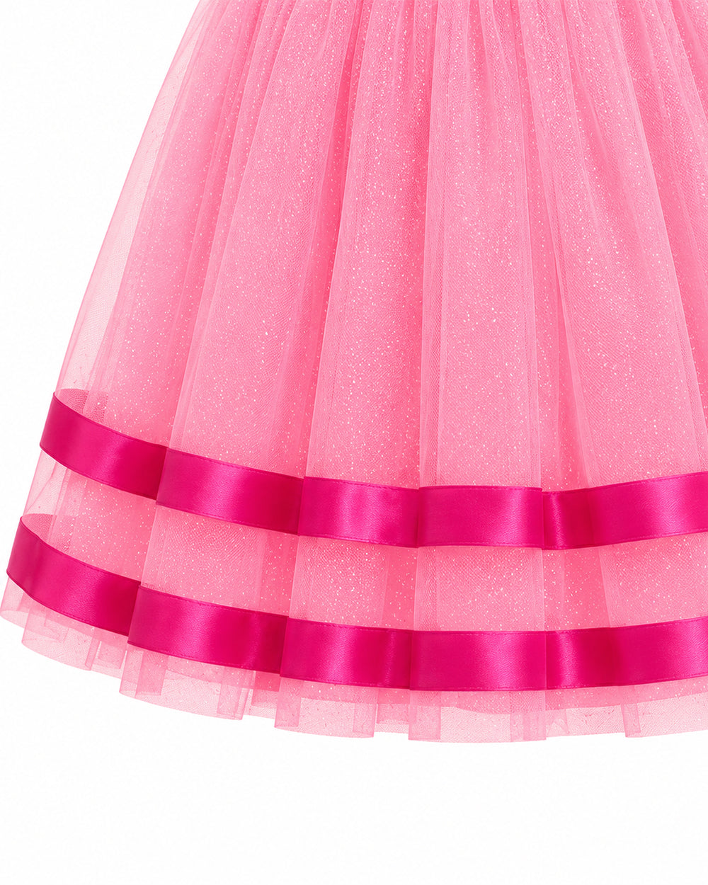 Girls Skye Costume Pink Aviator Puppy Tulle Dress with Goggles Headband for Cosplay Birthday Party
