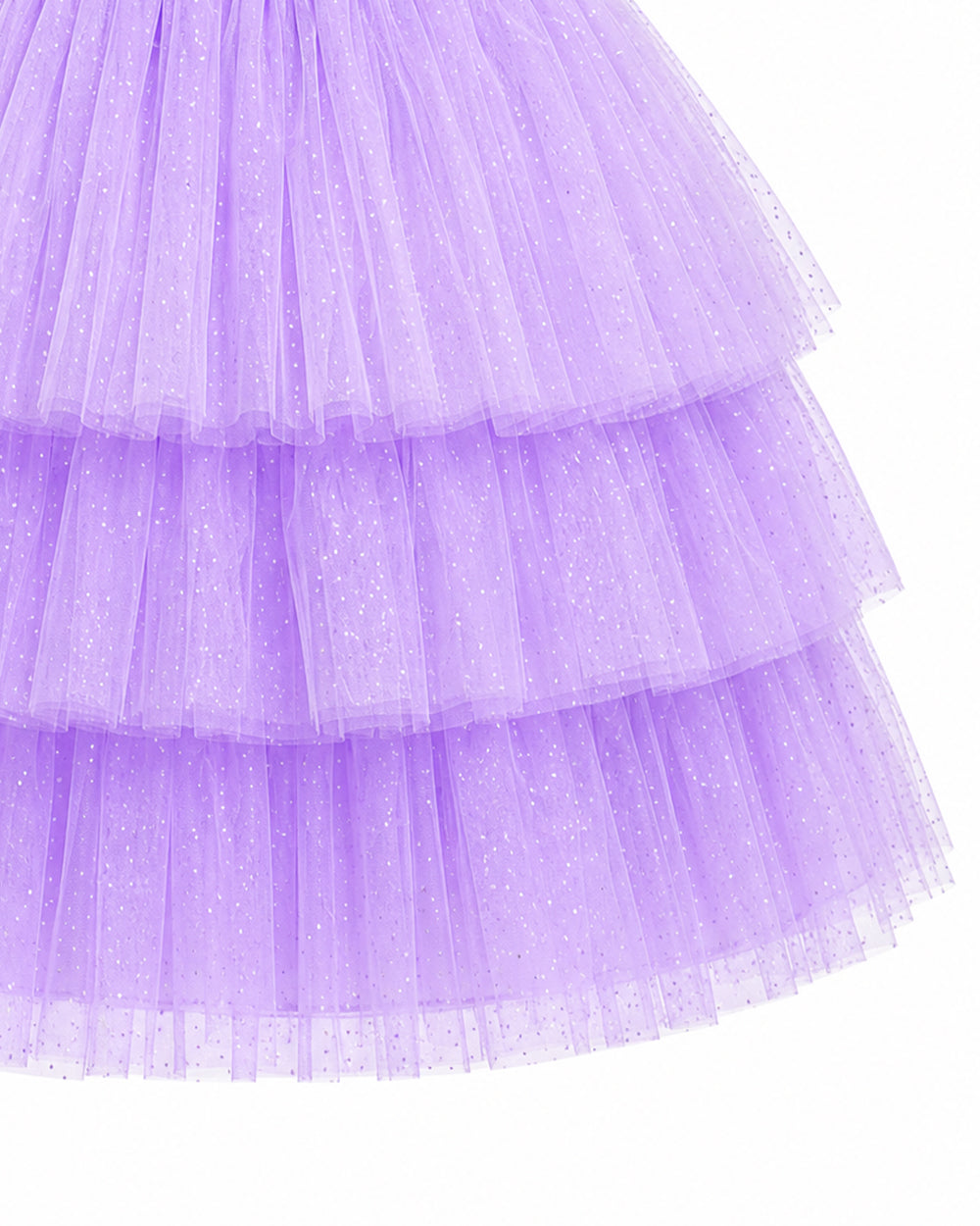 Girls Sweetie Dress Purple Dog Princess Layered Tutu Dress for Halloween Carnival