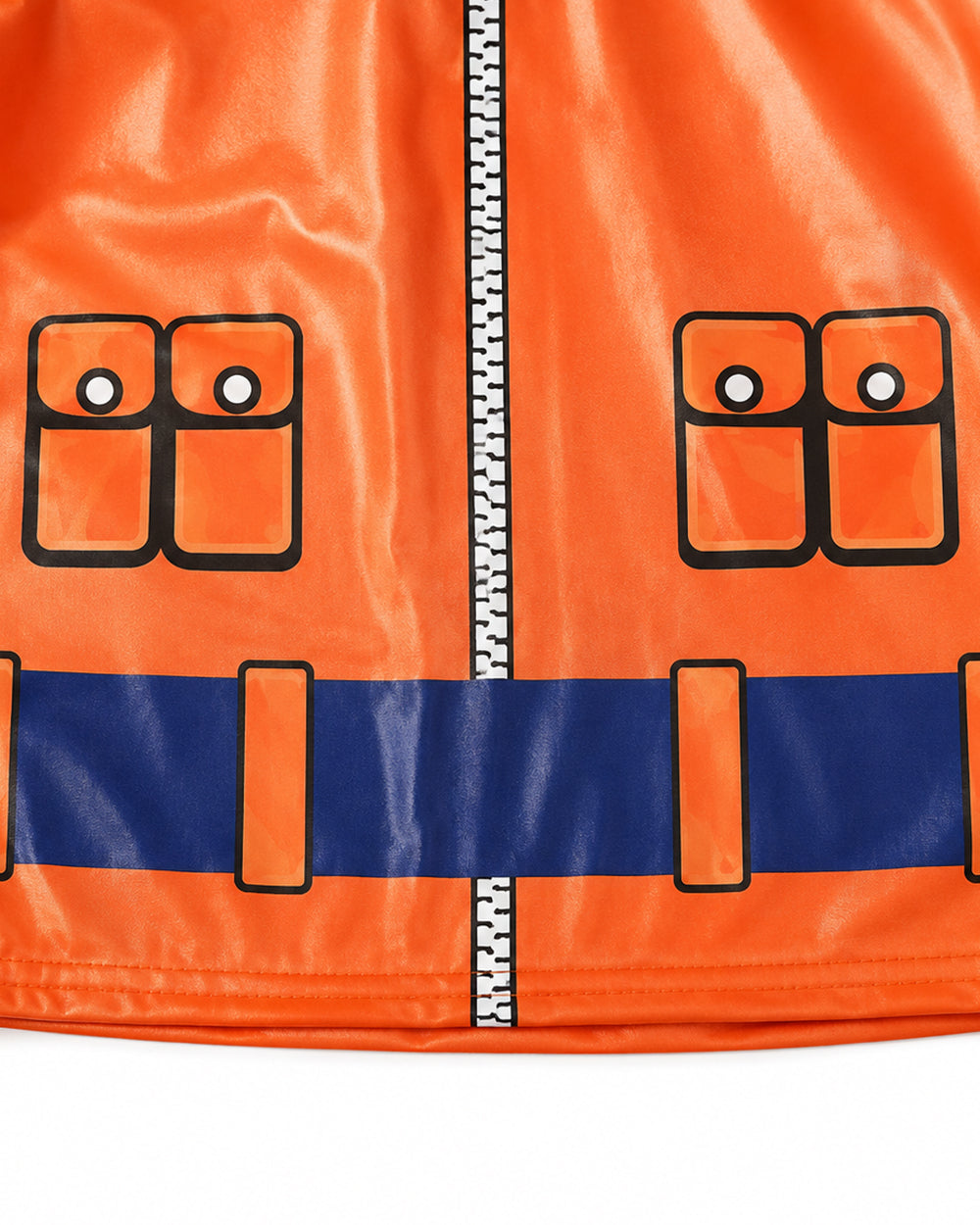 Kids Water Rescue Puppy Costume Orange Tops Pants Hat and Backpack 4pcs Set for Birthday Party