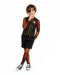 Creepy Puppy Costume Retro One-Eyed Toy Dog Jumpsuit Vest and Short 3pcs Suit for Halloween Carnival