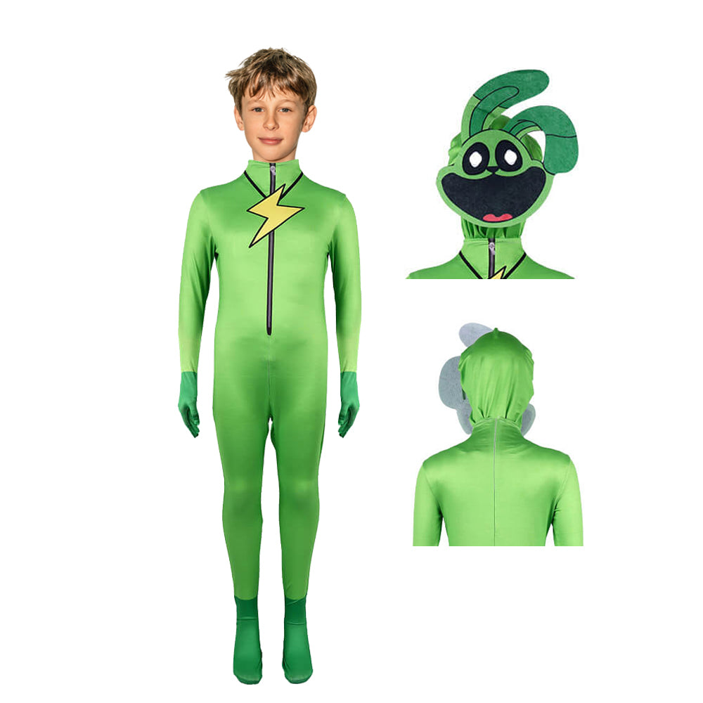 Kids Adults Smiling Critters Cosutme Deep Sleep Hoppy Hopscotch Outfit Halloween Cosplay Jumpsuit Full Set