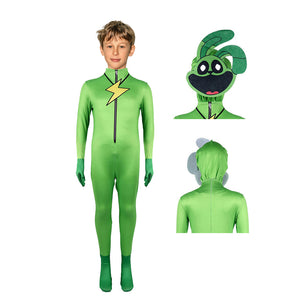 Kids Adults Smiling Critters Cosutme Deep Sleep Hoppy Hopscotch Outfit Halloween Cosplay Jumpsuit Full Set