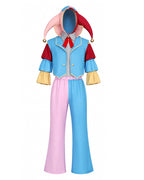 Adult Spider Jester Costume Unisex Horror Game Monster Outfit with Clown Hat for Halloween Carnival
