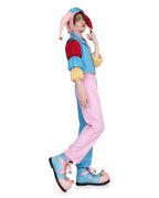 Adult Spider Jester Costume Unisex Horror Game Monster Outfit with Clown Hat for Halloween Carnival