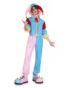 Adult Spider Jester Costume Unisex Horror Game Monster Outfit with Clown Hat for Halloween Carnival