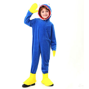 Kids Hagi Wagi Costume Boys Girls Game Cosplay Pajamas with Gloves and Shoes Covers Halloween Cosplay Outfits