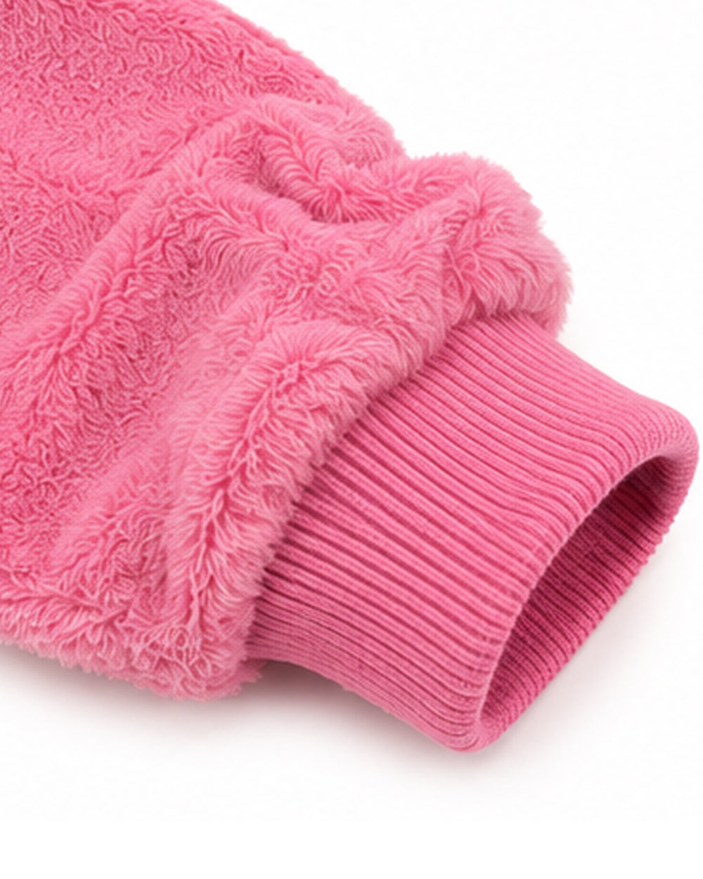 Pink Monster Costume Scary Toy Factory Fluffy Outfit with Hat and Leg Warmers for Kids Adults Halloween Dress Up