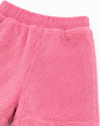 Pink Monster Costume Scary Toy Factory Fluffy Outfit with Hat and Leg Warmers for Kids Adults Halloween Dress Up