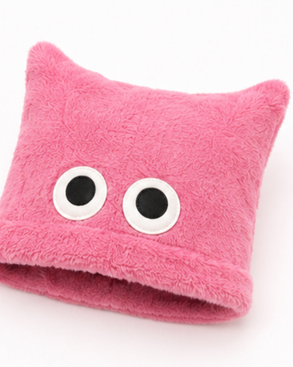 Pink Monster Costume Scary Toy Factory Fluffy Outfit with Hat and Leg Warmers for Kids Adults Halloween Dress Up