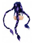 Adult Chapter 5 Lily Costume Purple Horror Game Doll PU Leather Dress T-shirt Matching Leg Sleeves and Wig Suit for Halloween Cosplay