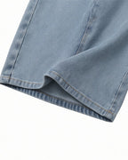 Adult Show Host Cosplay Outfit Rainbow Striped T-shirt and Blue Denim Overalls for Halloween Cosplay Party