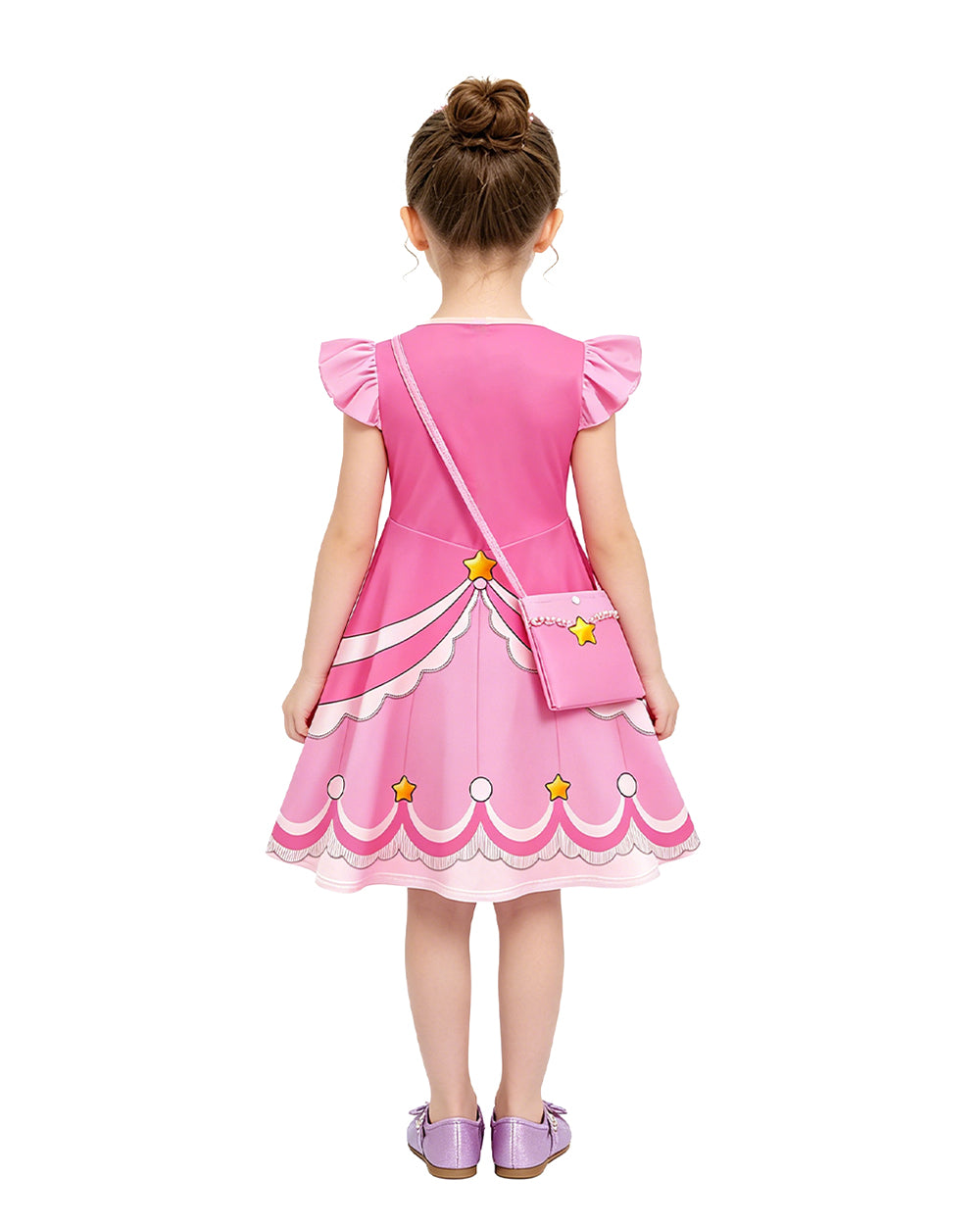 Girls Experiment 1468 Pink Dress and Bag for Theme Parties and Daily Wear 4-12Y