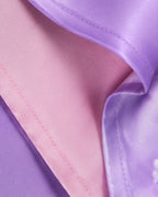 Girls Princess Purple Dress with Crown for Halloween Cosplay Birthday Party