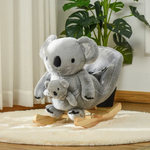 Baby Ride-On Rocking Horse Koala Rocker with Realistic Sounds for Children 18-36 Months