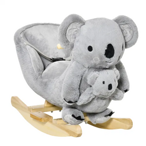 Baby Ride-On Rocking Horse Koala Rocker with Realistic Sounds for Children 18-36 Months