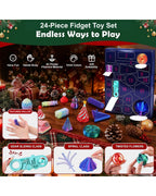 Fidget Advent Calendar 2026 24-Day Christmas Countdown Sensory Fidget Gift Set for Kids Adults