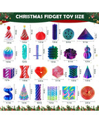 Fidget Advent Calendar 2026 24-Day Christmas Countdown Sensory Fidget Gift Set for Kids Adults