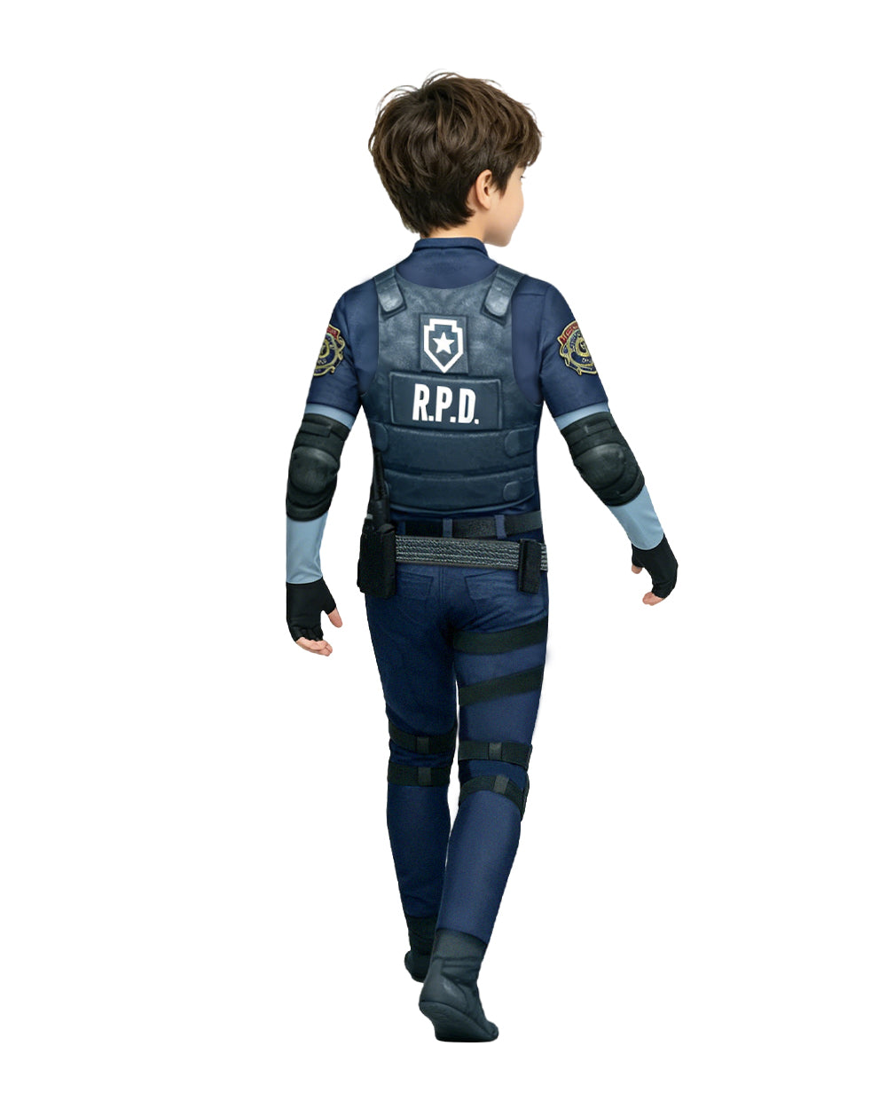 Police Tactical Jumpsuit Game Inspired Leon Bodysuit for Zombie Apocalypse Roleplay