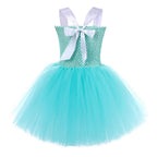 Princess Party Costume Tulle Tutu Dress with Crown and Accessories for Carnival Theme Events