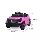 Kids Ride On Car 6V Battery Powered Electric Remote Control Car for Christmas Birthday Gift