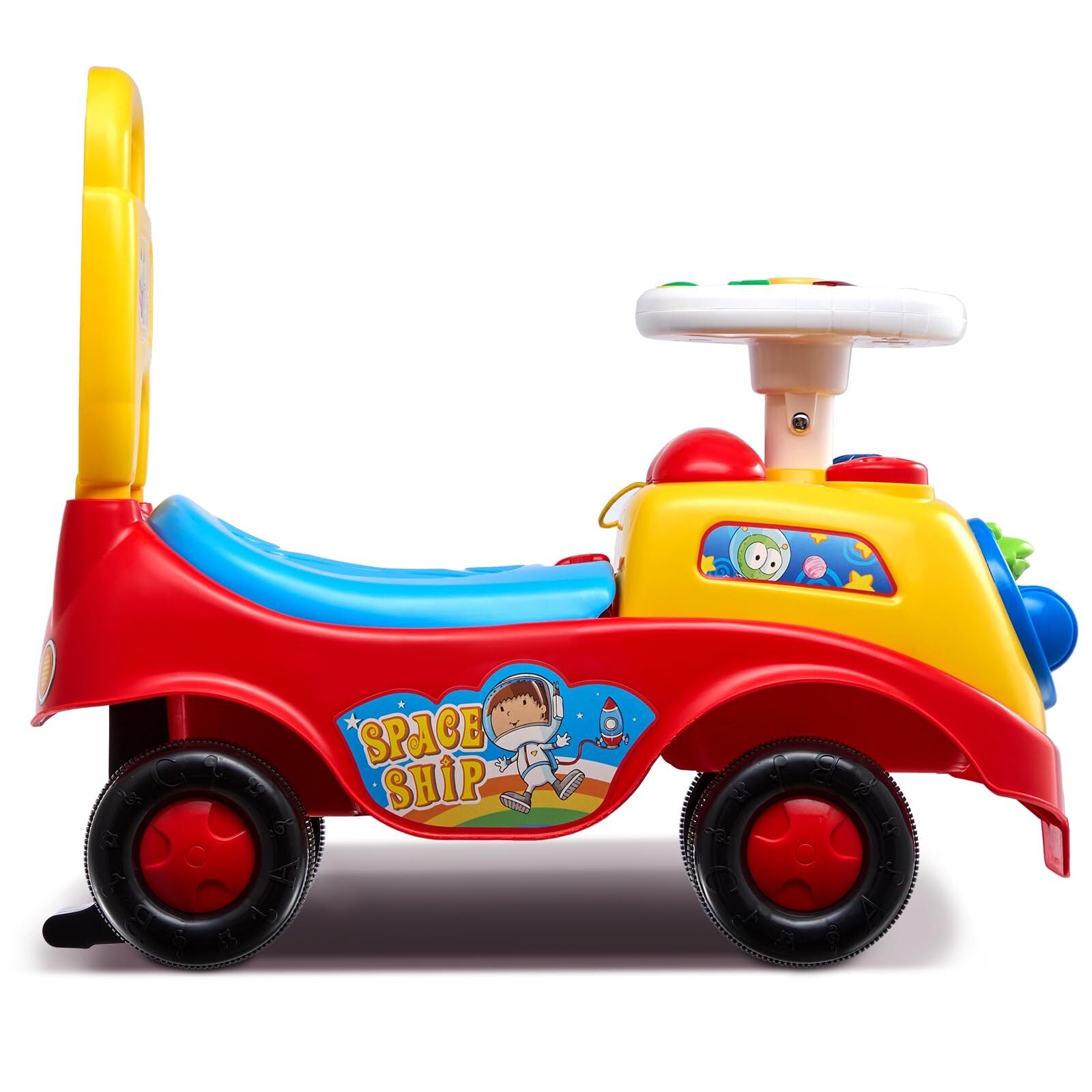 Toddler Cute Ride On Car Sliding Car with Music Storage Box Outdoor Indoor Car