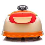 12V Electric Bumper Kids Ride On Car with Remote Cute Burger Design 360° Spin Toy