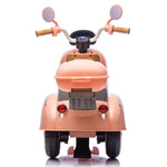 Kids Electric Motorcycle 12V Ride On Car with Storage Box Bluetooth Music 2 Seats Motorcycle