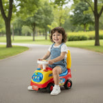 Toddler Cute Ride On Car Sliding Car with Music Storage Box Outdoor Indoor Car