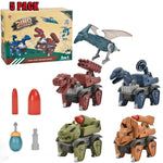 5pcs Dinosaur Model Toys Take Apart Building Kits Dinosaur Holiday Gift