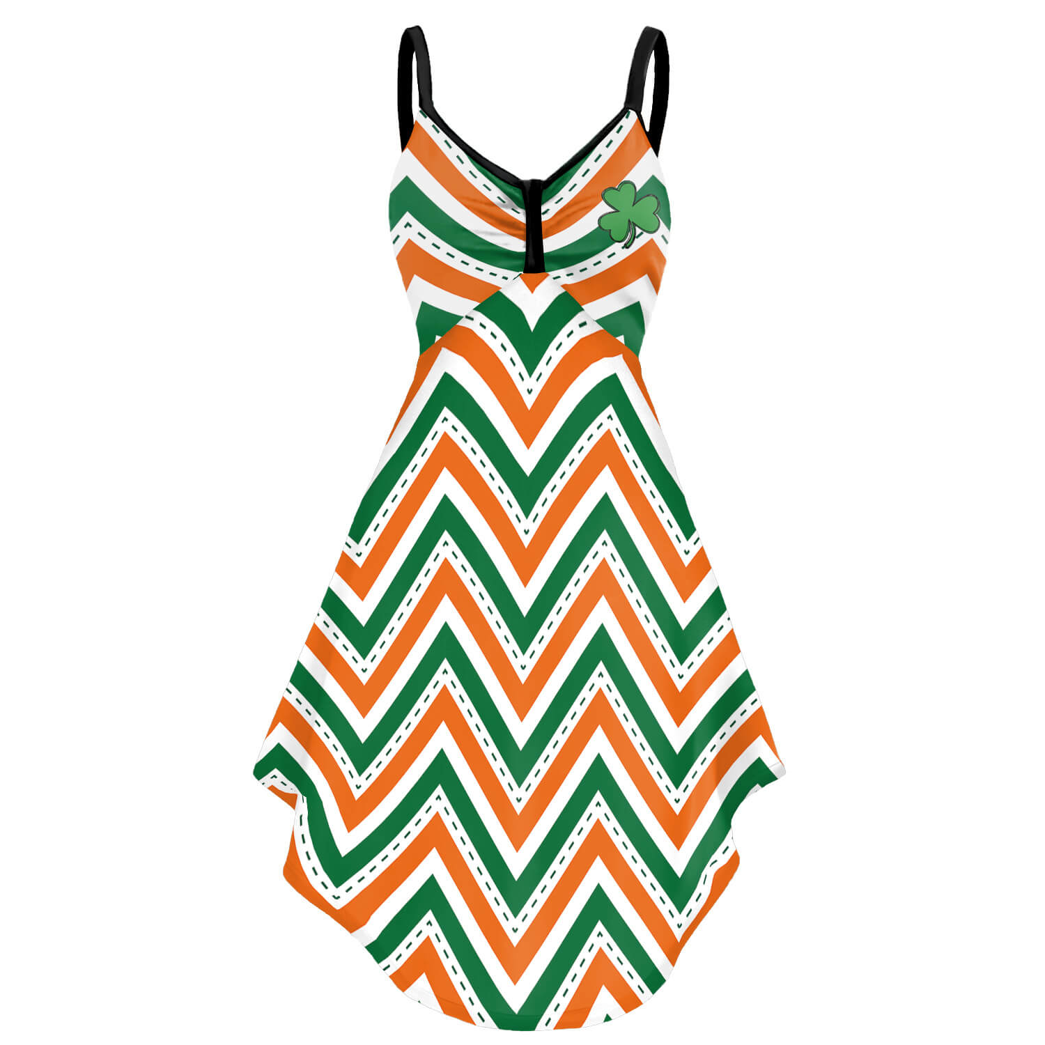 Women St Patricks Day Costume Green Slip Midi Dress for Paddys Day Carnival