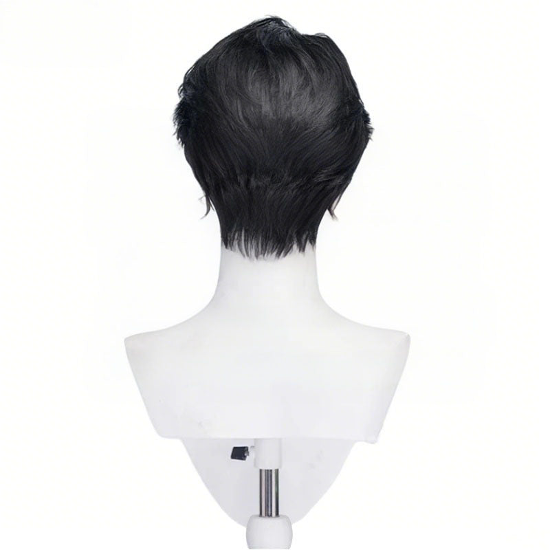 Boys Cosplay Wigs Korean Pop Stars Fashion Green Black Wigs