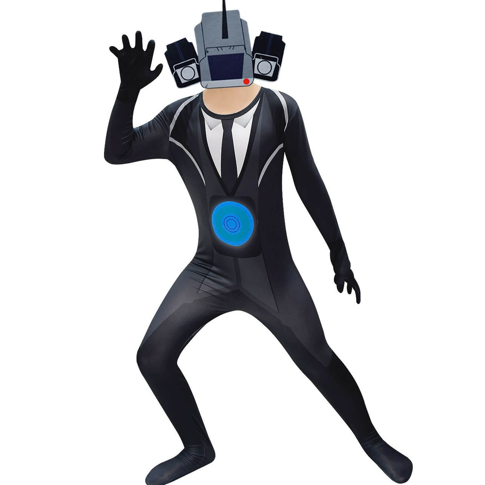 Skibidi Toilet Costume TV Man Cameraman And Speaker Man Cosplay Outfit skibidi-toilet-costume-tv-man-cameraman-and-speaker-man-cosplay-outfit