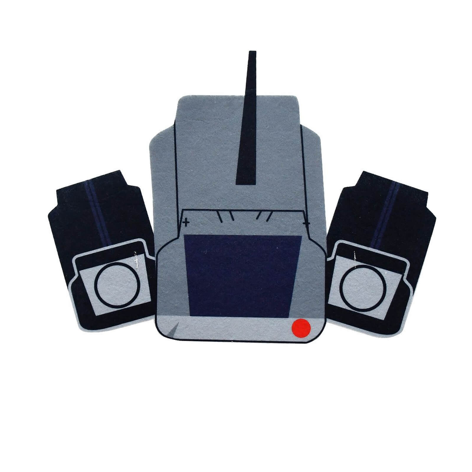 Kids Titan Cameraman Jumpsuit and Mask 2pcs Suit Cosplay Outfit for Halloween