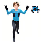 Kids Speaker Man Costume Blue Jumpsuit with Mask 2pcs Suit for Boys and Girls Cosplay