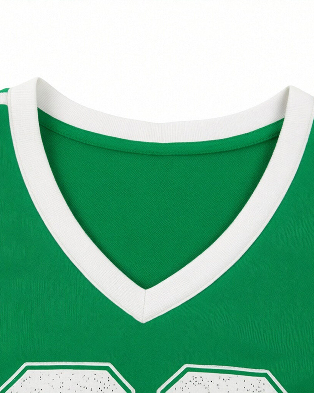 Women Green Mexico Soccer Fan T Shirt V Neck Slim Fit Cotton Tee for Football Bar Watching Casual Streetwear