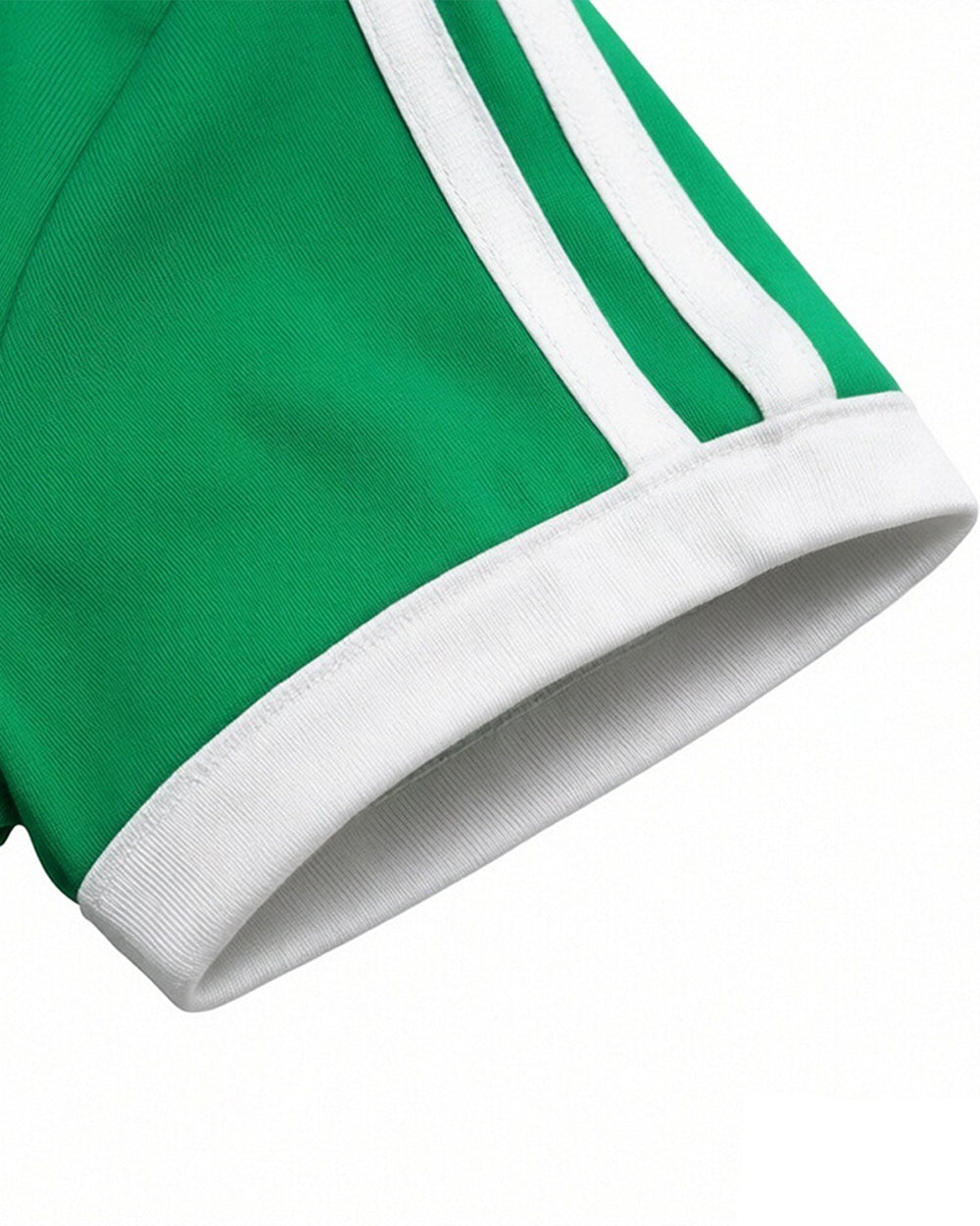 Women Green Mexico Soccer Fan T Shirt V Neck Slim Fit Cotton Tee for Football Bar Watching Casual Streetwear