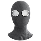 Mens 1930s Retro Spider Detective Costume Dark Brown Vintage Leather Trench Coat Hat with Accessories 8pcs Set for Comic Con