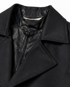 Mens Retro Spider Detective Costume Black Hero Trench Coat with Helmet and Accessories for Cosplay