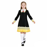 Anya Costume The Spy Child Cosplay Dress and Socks Headwear Full Set