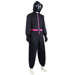 Kids Adults Black Guard Costume Game 2 Soldier Cosplay Outfit Full Jumpsuit and Iconic Mask