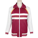 Adult Lucas Red Jacket The Final Season Lucas Casual Outerwear Retro 80s Letterman Coat