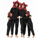 Demogorgon Onesie Unisex Hooded Fleece Pajamas Winter Cozy Loungwear