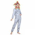 Demogorgon Jumpsuit Unisex Hooded Pajamas Monster Sleepwear Cosplay Costume