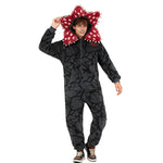 Demogorgon Onesie Unisex Hooded Fleece Pajamas Winter Cozy Loungwear