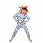 Demogorgon Jumpsuit Unisex Hooded Pajamas Monster Sleepwear Cosplay Costume